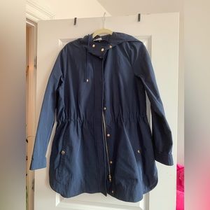 Cute navy blue rain jacket